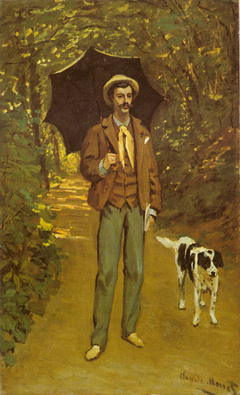 Portrait de Victor Jacquemont au parasol by Claude Monet