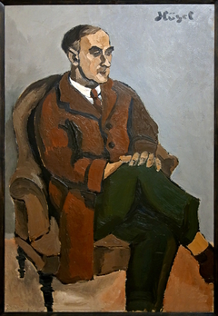 Portrait de Wilhem Uhde by Helmut Kolle