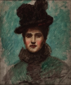 Portrait of a Lady (Elizabeth Boott Duveneck) by Frank Duveneck