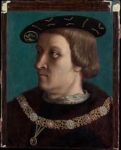 Portrait of a Man Wearing the Order of the Annunziata of Savoy by Anonymous
