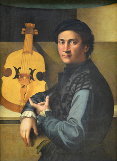 Portrait of a Viola Player by Paolo Zacchia the Elder