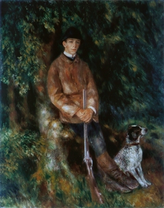 Portrait of Alfred Bérard with His Dog