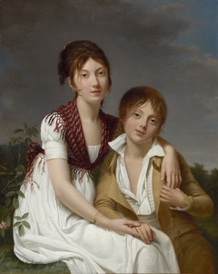 Portrait of Amélie-Justine and Charles-Édouard Pontois