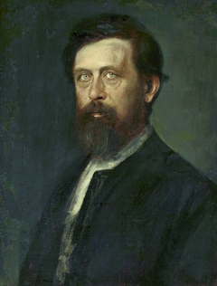 Portrait of Arnold Böcklin. by Franz von Lenbach