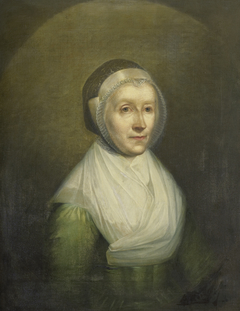 Portrait of Christina Sebilla Charlotte Bakhuizen, Wife of Joannes van den Brink, Commission Agent by Benjamin Wolff