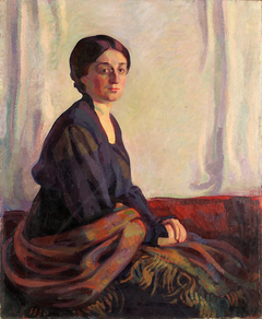 Portrait of Ella Lüüs by Nikolai Triik