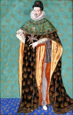 Portrait of Henry III Valois in the costume of the Order of the Holy Spirit.