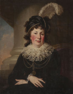 Portrait of Karolina née Sapieha 1.v.Potocka 2.v.Sołtyk by Marcello Bacciarelli