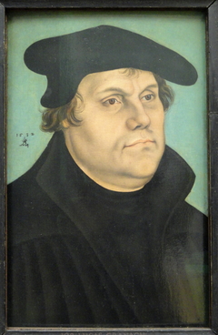 Portrait of Martin Luther by Lucas Cranach the Elder