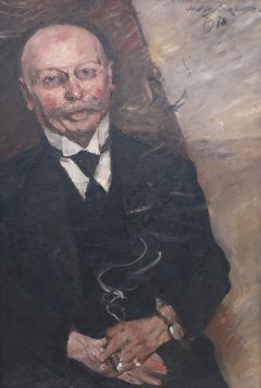 Portrait of the Art Dealer Heinrich Thannhauser by Lovis Corinth