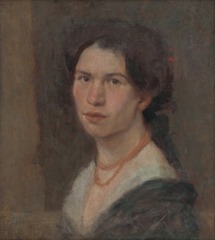 Portrait of the Artist Jonášová by Milan Thomka Mitrovský
