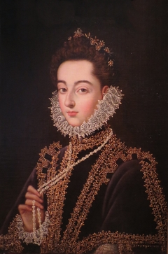 Portrait of the Infanta Catalina Michaela of Austria by Alonso Sánchez Coello