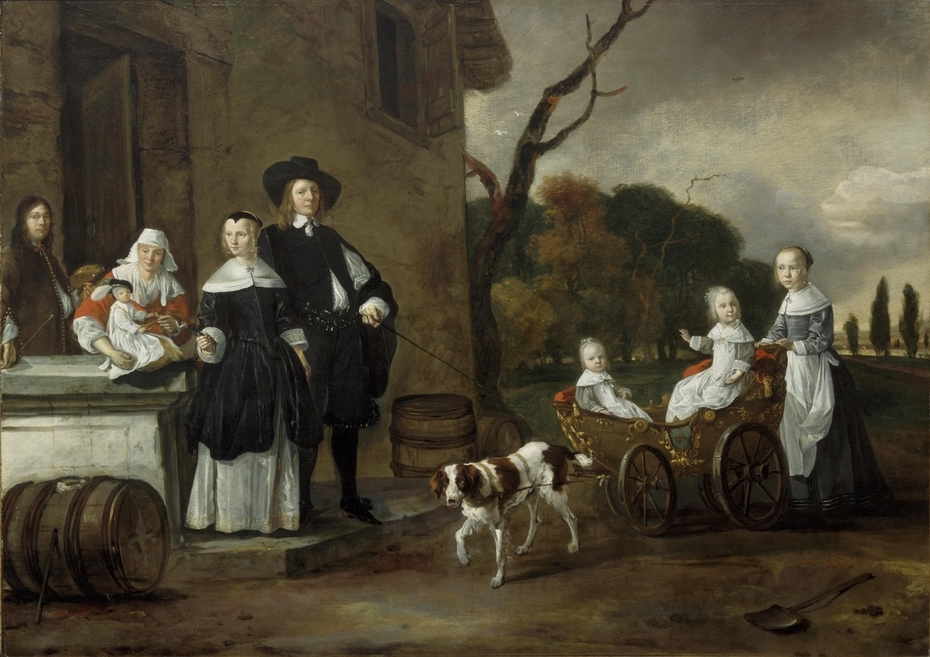 Portrait of the Van Wijkersloot family