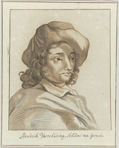 Portret van de schilder Hendrik Verschuring by Roger de Piles