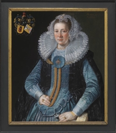 Portret van Geertruydt van Engelstede (Engelsteedt) by Jan de Salle