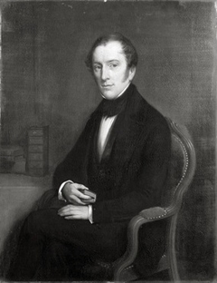 Portret van Jan Jacob Hinlopen (1806-1848) by Bastiaan de Poorter