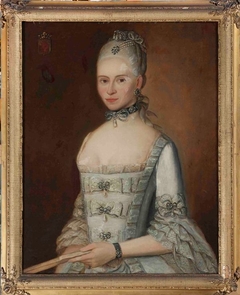 Portret van Maria Geertruida Louise van Grotenhuis by Hendricus Johan Antonius Baur