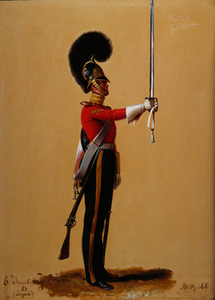 Private William Cooper (b. 1811), 6th (Inniskilling) Dragoons by Alexandre-Jean Dubois-Drahonet