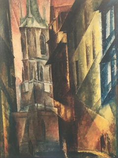 Red Tower II by Lyonel Feininger