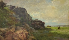 Rocks at Conanicut by James Brade Sword