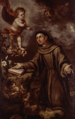 S. Antonius from Padua and Child JesusSan Antonio de Padua y el Niño Jesús by Juan de Valdés Leal
