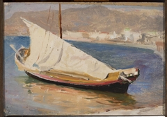 Sail boat – Yalta. From the journey to Crimea by Jan Ciągliński