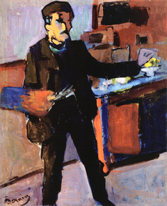 Self-Portrait in Studio by André Derain