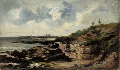 Shore Landscape, Le Havre by Eugène Boudin