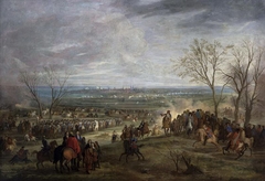 Siege of Valenciennes by Louis XIV on 17 March 1677 by Adam Frans van der Meulen