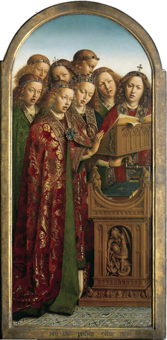 Singing Angels by Jan van Eyck