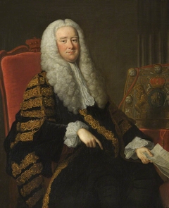 Sir Philip Yorke, 1st Earl of Hardwicke, Lord Chancellor, PC, FRS, (1690-1764) by Thomas Hudson