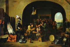 Soldiers playing with Cards in a Guardroom by David Teniers the Younger