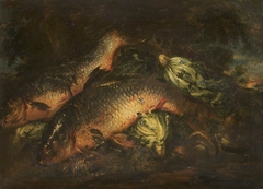 Still Life with Carp by Felice Boselli