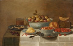 Still life with fruit by Floris van Schooten