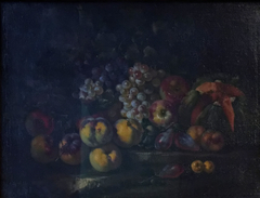Still-Life with Grapes and Apples by Giuseppe Ruoppolo