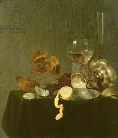 Still life with roemer and tazza