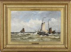 Storm at sea by Hendrik Willem Mesdag