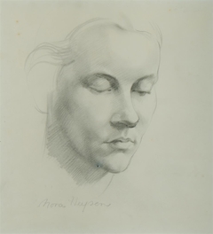 Study of a Woman - Three-Quarter Profile by Nora Heysen