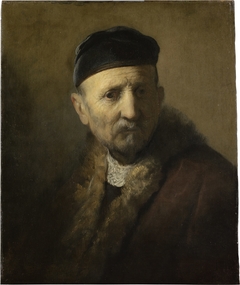 Study of an old man (Rembrandt's father) by Rembrandt
