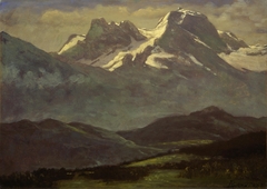 Summer Snow on the Peaks by Albert Bierstadt