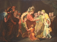 Svyatoslav's return from the Danube to his family in Kiev by Ivan Akimov