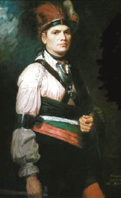 Thayendanegea (Joseph Brant) by George Romney