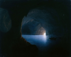 The Blue Grotto on Capri by Carl Friedrich Seiffert