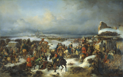 The capture of the Prussian fortress of Kolberg on 16 December 1761 by Alexander Kotzebue