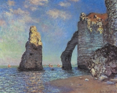 The Cliffs at Étretat by Claude Monet