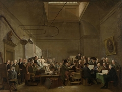 The Drawing Gallery of the Felix Meritis Society by Adriaan de Lelie