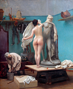 The end of the pose by Jean-Léon Gérôme