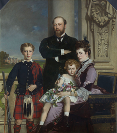 The Family of Albert Edward, Prince of Wales, later King Edward VII (1841-1910) by Rudolf Geyling