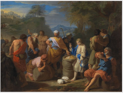 The Finding of Joseph's Cup in Benjamin's Sack by Nicolas de Poilly the Younger