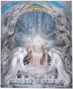 The Four and Twenty Elders Casting their Crowns before the Divine Throne by William Blake